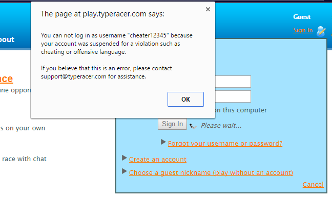 I made an extension that cheats on Typeracer 