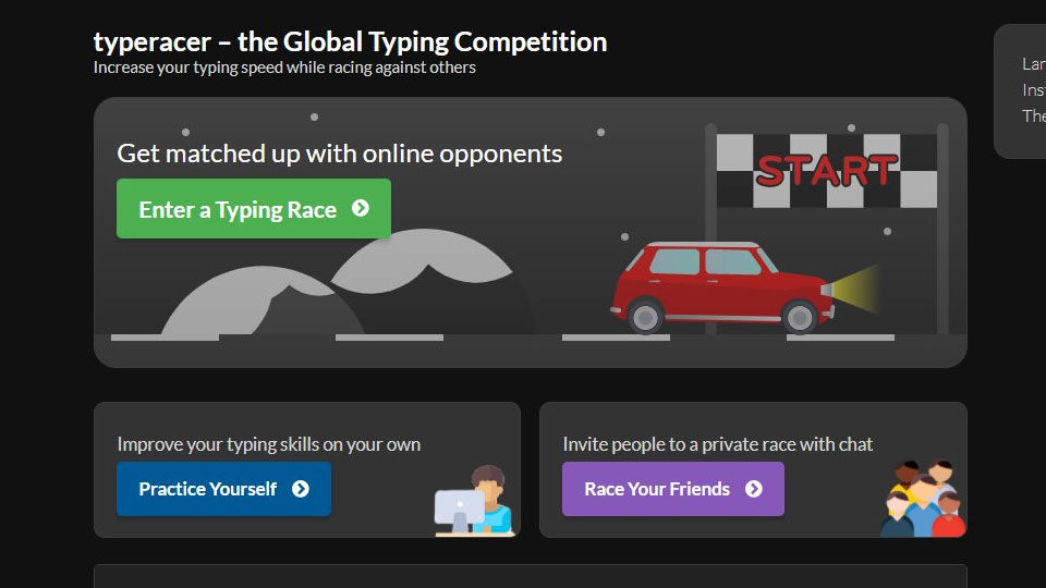 Type Racer - a game about typing fast by Bonfire Media